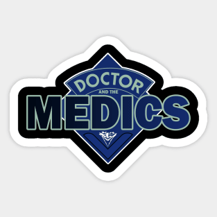 Doctor & the Medics - Doctor Who Style Logo Sticker